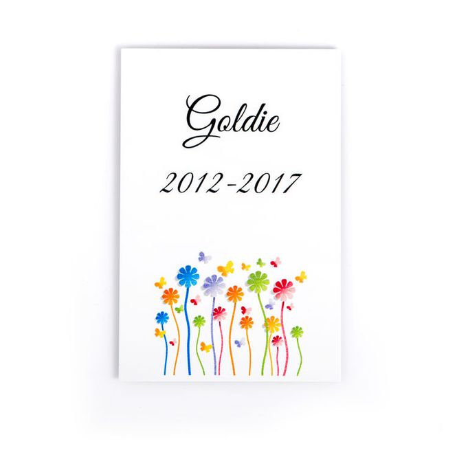 Hovedbilde Gravskilt til dyr  9x13,5 cm