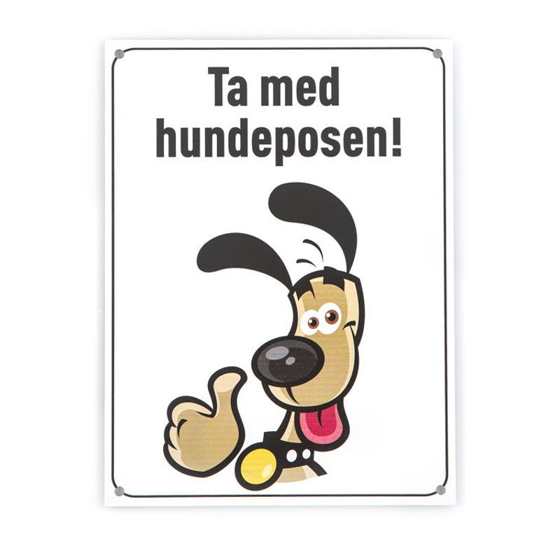 Ta med hundeposen 20x15 cm