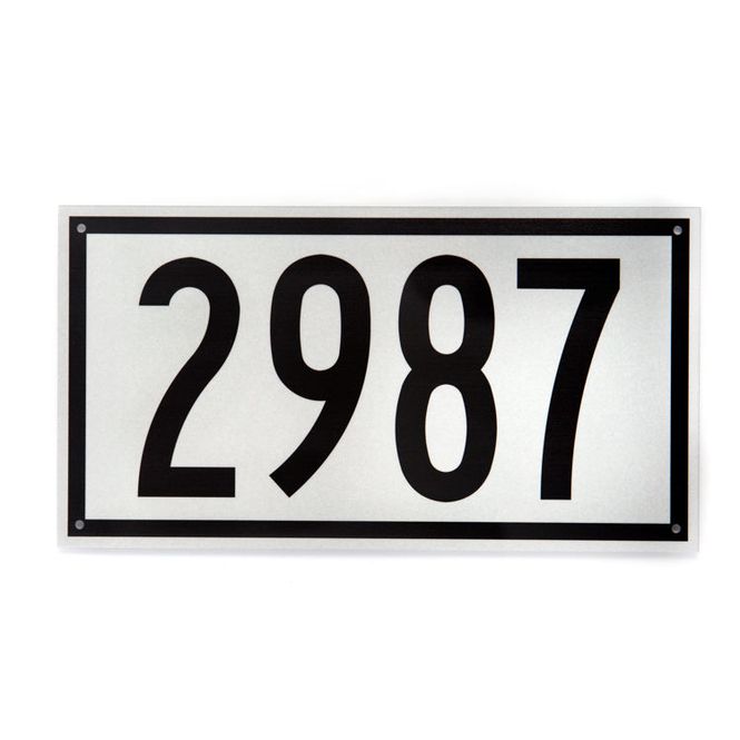 Hovedbilde Husnummer 15x28 cm