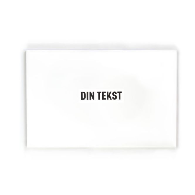 Hovedbilde Parkeringsskilt din egen tekst -for stolpe 33x50 ...