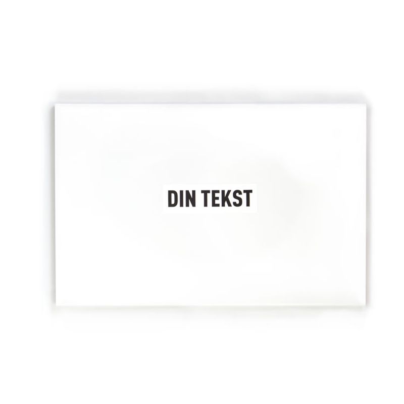 Parkeringsskilt din egen tekst -for stolpe 33x50 cm