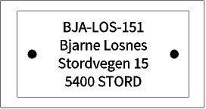 Hovedbilde Teineskilt 5 stk